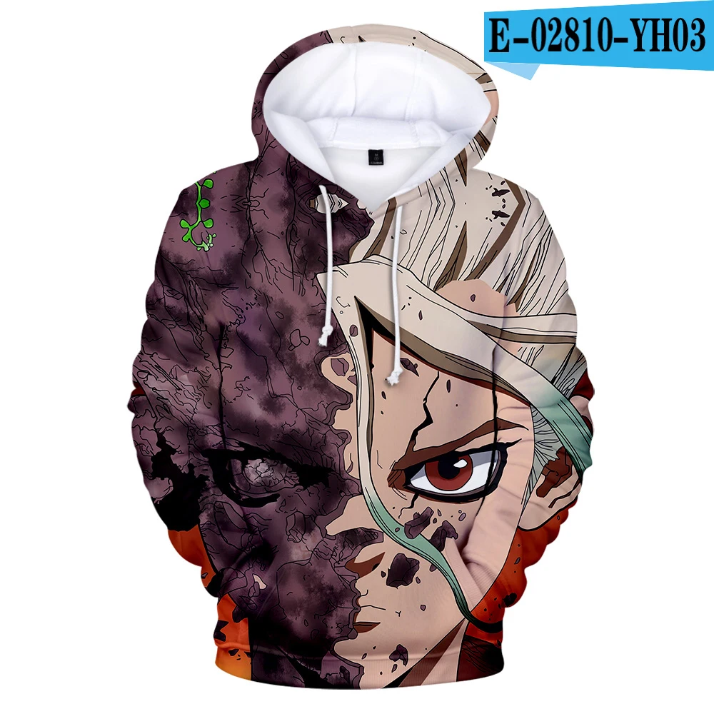 Лидер продаж 3D толстовки Dr. Stone для мужчин и женщин свитшоты детей мужские Свитшот