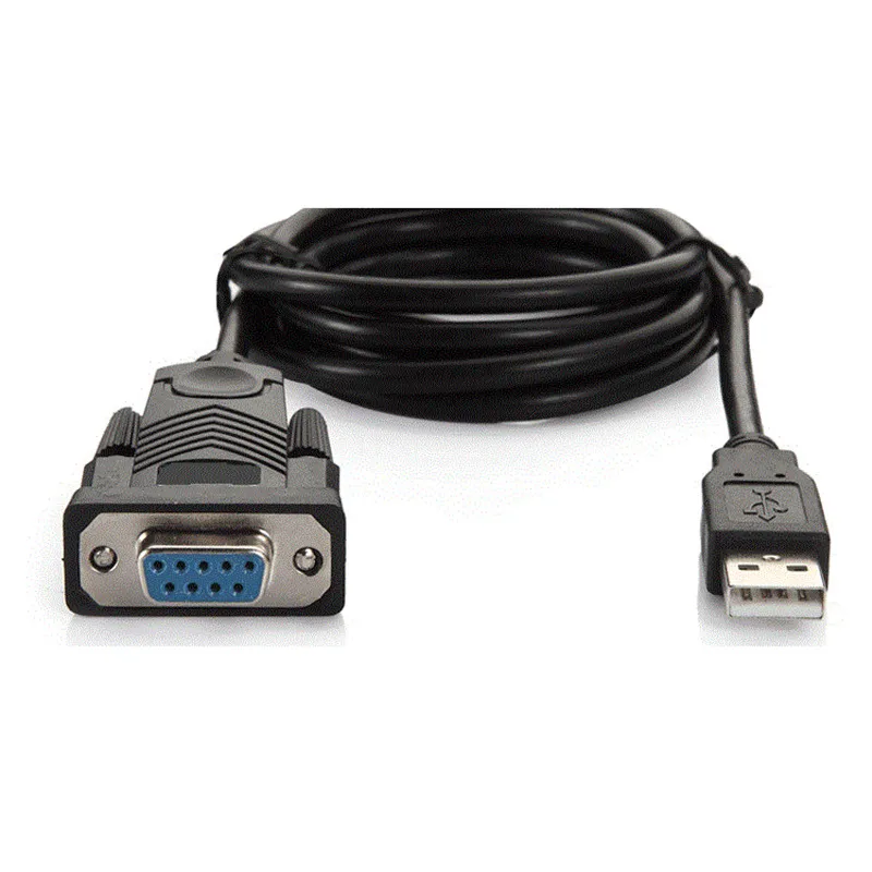 

USB Rs232 Femea cable3FT buracos da porta USB 2.0 para serial DB9 femea 9 furos COM cabo de Computador 1 m Novo com o driver de