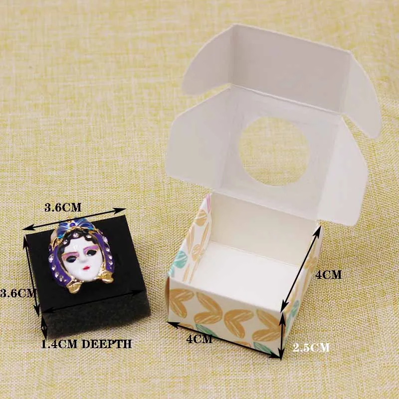 DIY ручная бумажная коробка конфет Рождественская ПВХ оконная Подарочная цветок