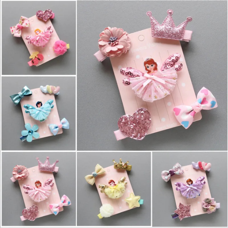 Заколка для волос с бантом и звездой маленьких девочек | Детская одежда обувь