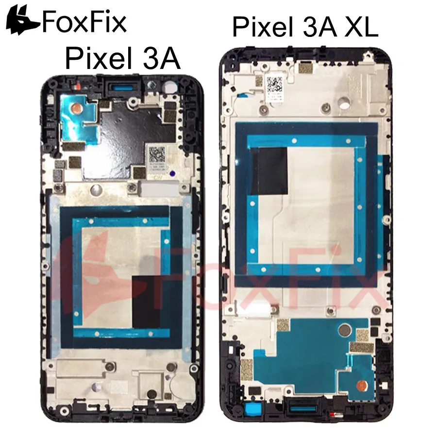Передняя рамка для Google Pixel 3A XL спереди с опорной рамой Ближний Корпус пластина