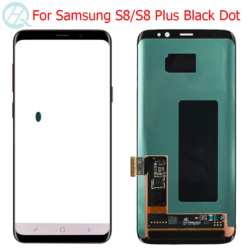 Оригинальный супер AMOLED S8 Plus дисплей для Samsung Galaxy G950F G955F ЖК с рамкой сенсорный