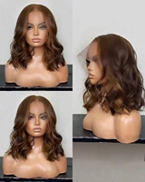 180bob lace front human hair wigs lace part human hair wigs ombre mixed short bob remy highlight wig pre plucke thick full wig