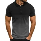 Рубашка мужская с коротким рукавом, Повседневная модная сорочка контрастных цветов, уличная одежда, лето 2021