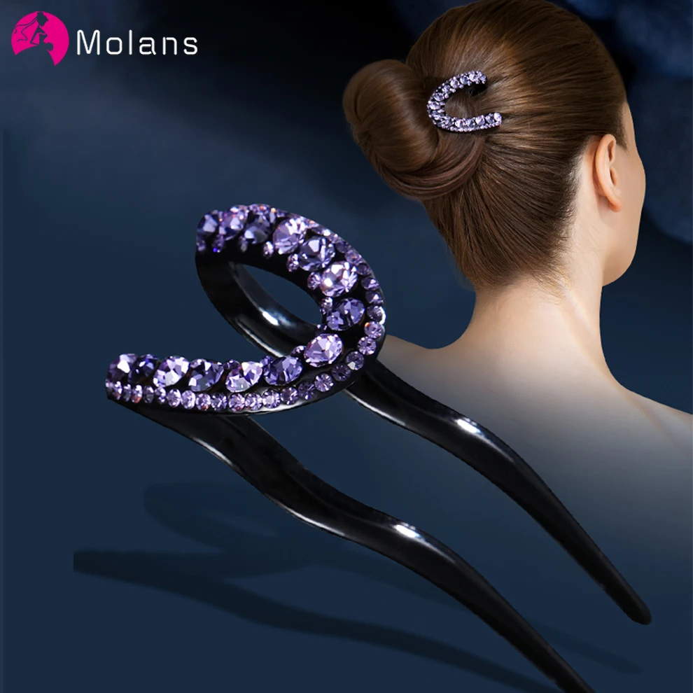 

Заколки для волос Molans, стильные U-образные, Женский хвостик