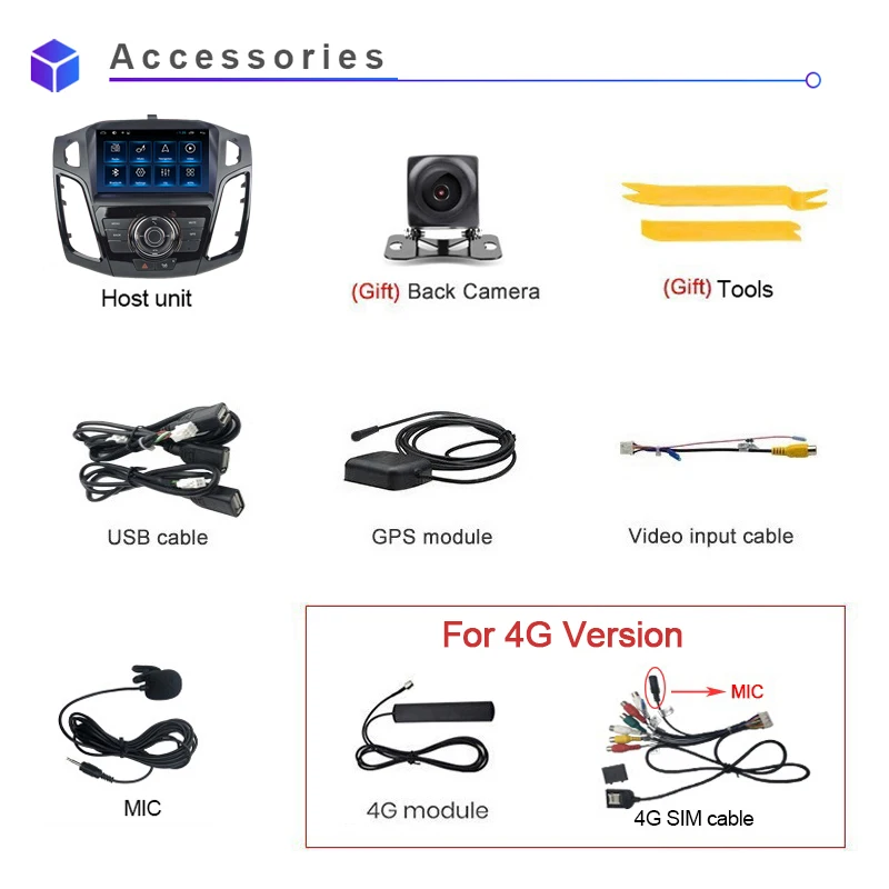 

COHO For Ford Focus 2012-2017 Car Multimedia Player Gps Navigation Autoradio Android 10.0 Octa Core 6+128G
