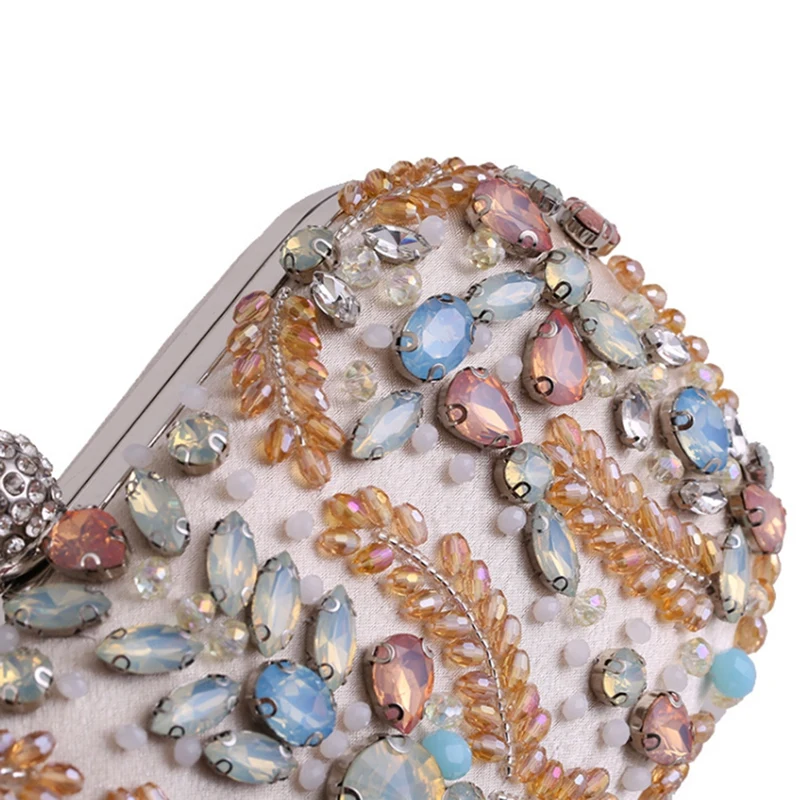 

Crystal Clutch Evening Bags and Clutches for Women Beaded Rhinestone Purse