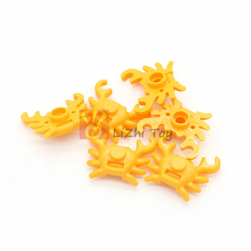 Детали конструктора MOC 33121 31577 краб морские организмы животное морской бенфон