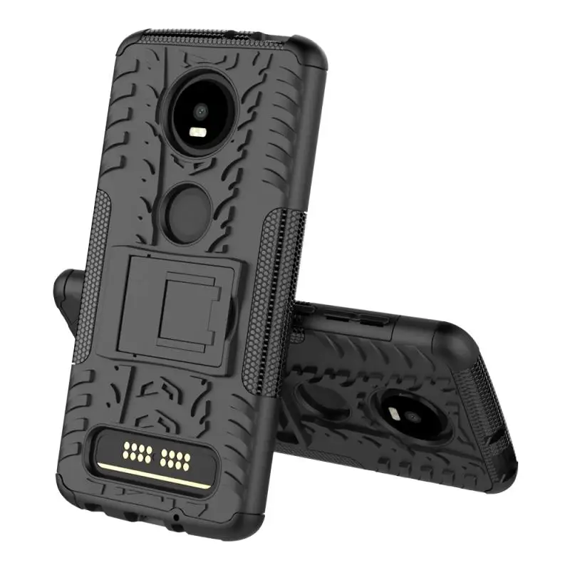 Сверхмощная Защитная обшивка чехол для Motorola Moto Z4 Play/Z3 Play/Z2 Play/Z Play задняя крышка