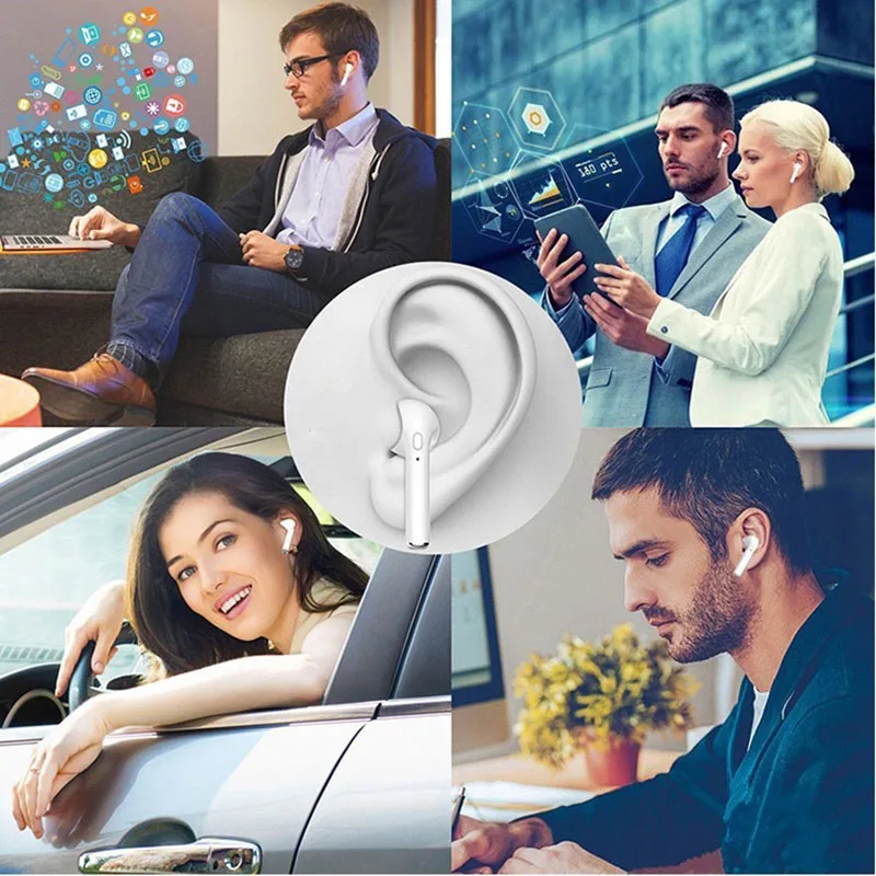 I18 i9s TWS Bluetooth наушники i12 i11 i7s tws портативные беспроводные с зарядным устройством