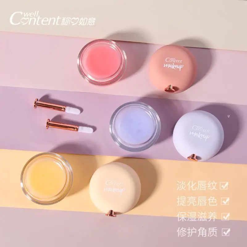 Натуральный Увлажняющий бальзам для губ водостойкий стойкий питательный жидкий