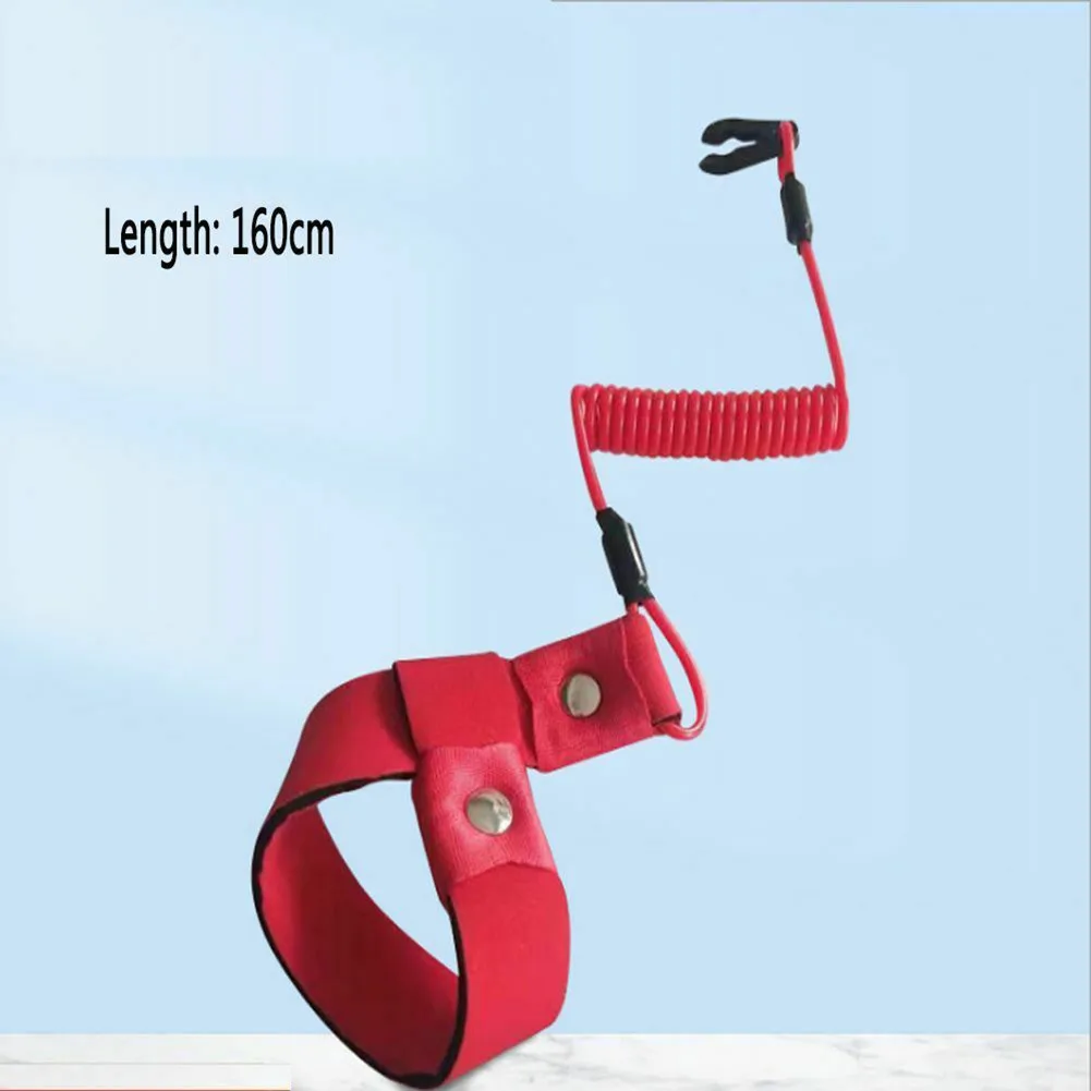 

Red Wrist Strap Safety Stop Tether 1PCS Accessories Cord Emergency Kill