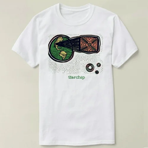 

Physics Stephen Hawking Starchip Science TEE Short Sleeve Cotton T-shirt Women and Men