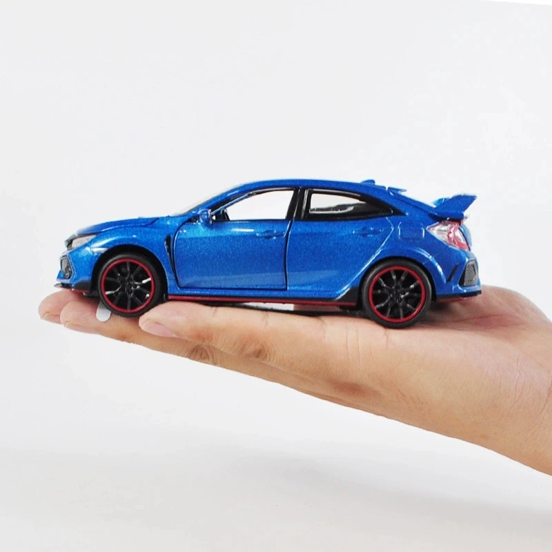 Коллекционная металлическая модель автомобиля 1:32 для HONDA CIVIC TYPE-R | Игрушки и хобби