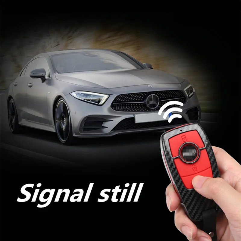 Чехол для ключей из углеродного волокна для Benz E class W213 S class W222 C180 E260L S320 GLK300 CLA CLS A B R G Class GLK GLA w204W251