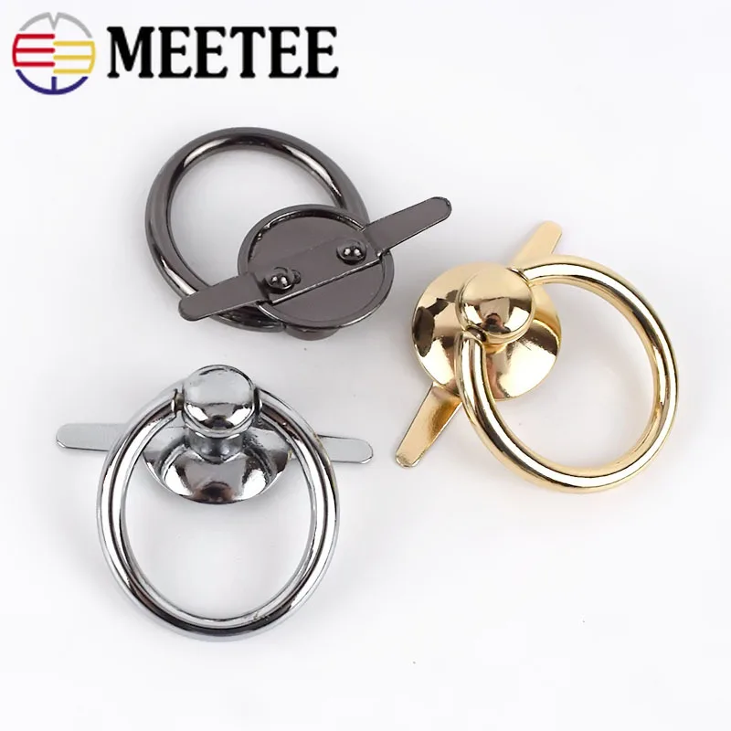 Meetee 4/10 шт. ID 25 мм Сумка подвесные уплотнительные кольца пряжки женская сумка