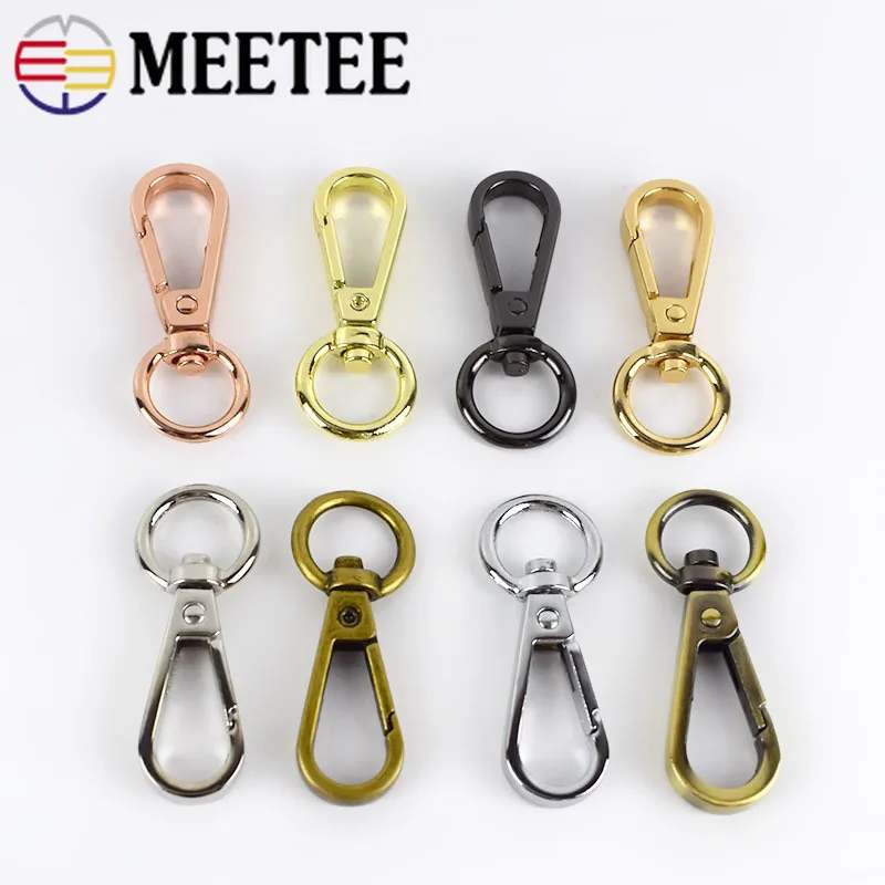 4/10/20 шт. 13 мм Meetee металлические пряжки Омаров застежка вертлюжные зажимные зажимы