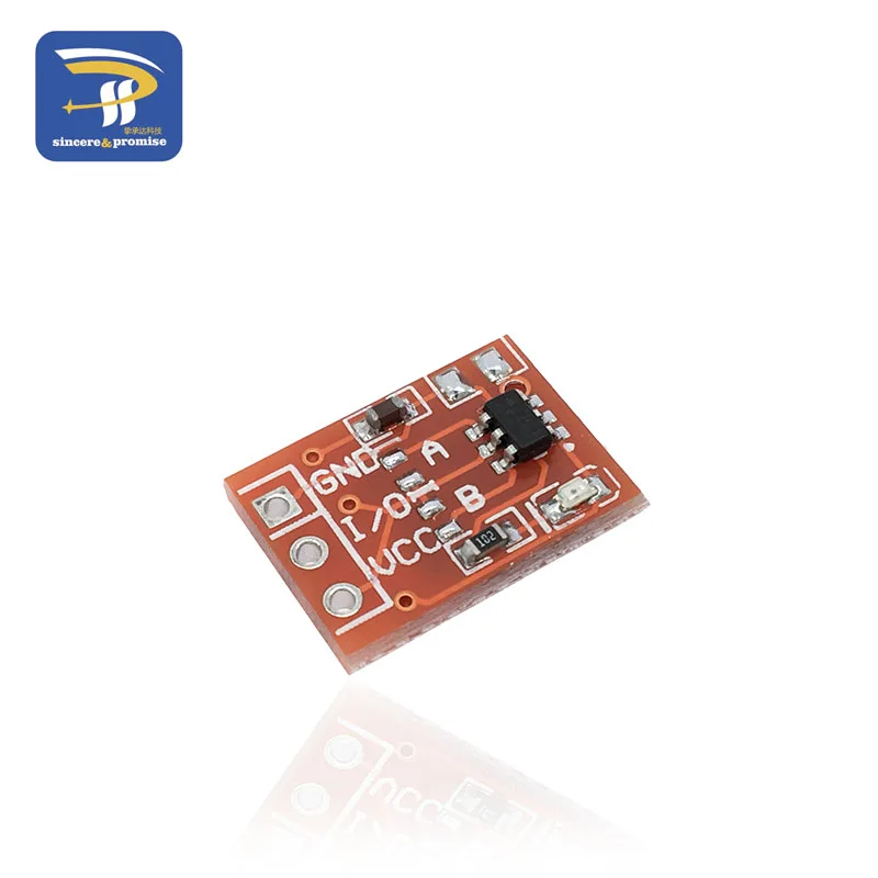 TTP223 Red TTP223/TTP224/TTP226/TTP229 пробежки цифровой сенсорный выключатель Сенсор цифровой 1/4/8/16 системы безопасности-канальный сенсорный ключ емкостный сенсорный модуль TTP223B - Цвет: TTP223 Red