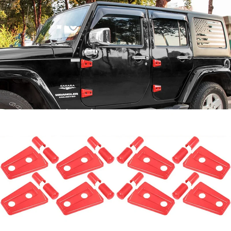 

24 шт./комплект, аксессуары для Jeep Wrangler JK JKU Sport Rubicon Sahara X 2007-2018 Red