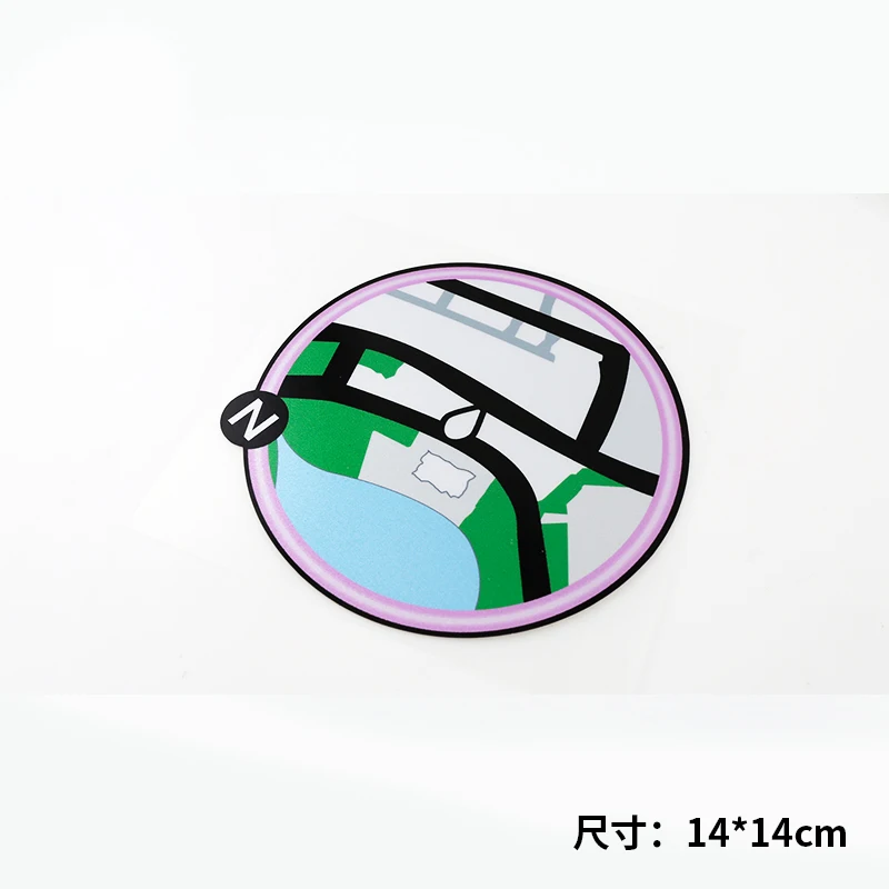 

25*10cm Game Sticker for Window Sticker Auto Vice City Vinyl Waterproof Stickers Reflective Car Sticker