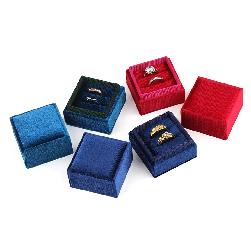 

Trinket Box Earrings Organizer Wedding Rings Prposal Gift Box Jewelry Packaging Box For Jewelry Store Rings Container