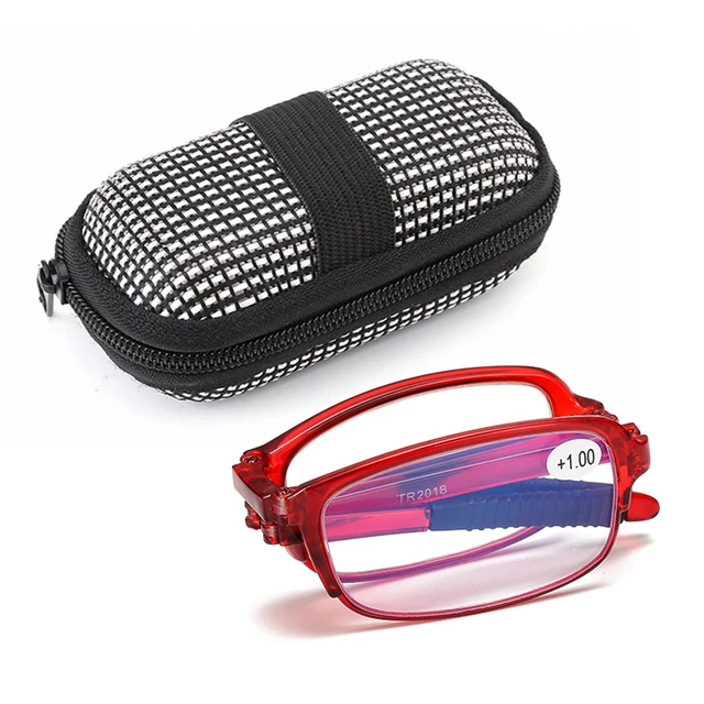 Складные очки для чтения с защитой от сисветильник и чехлом | Аксессуары одежды