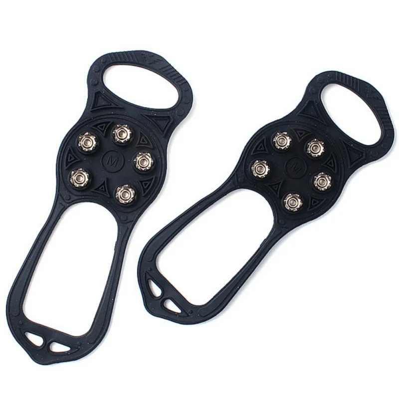 

Non-Slip Shoe Cover Ice Snow Grippers EU 34-42 Black Aluminum Outdoor Walking Jogging Hiking Fits Most Footwear Shapes