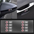 Наклейка на дверную ручку автомобиля, Защитная Наклейка на зеркало заднего вида, наклейка s для Fiat 500 500C 500L 500X Brava Ducato Fiorino Panda Stilo