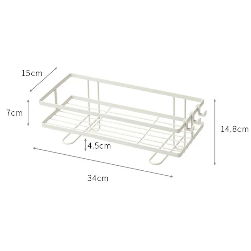 Стеллаж для хранения в ванной комнате и туалете железная стойка-органайзер