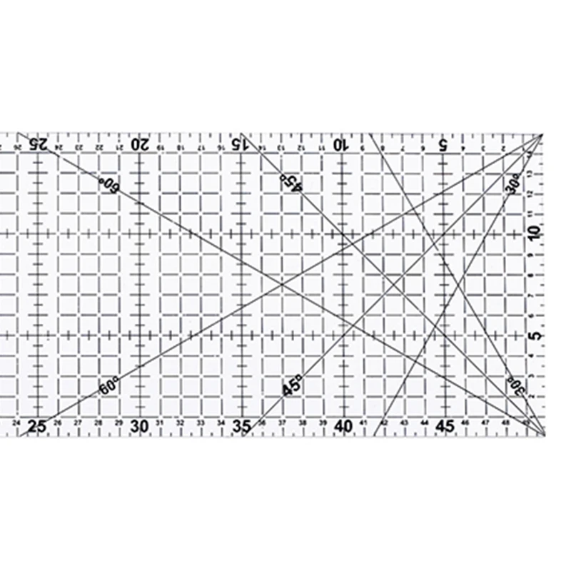 

5Pcs Hand Tool Patchwork Quilting Drawing Straight Ruler Tailor Yardstick Cloth Cutting Craft DIY Sewing Tools