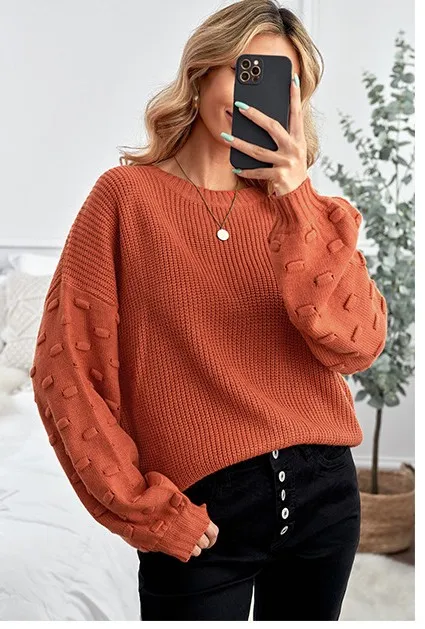 

Women's fashion, thicker women's sweaters 256
