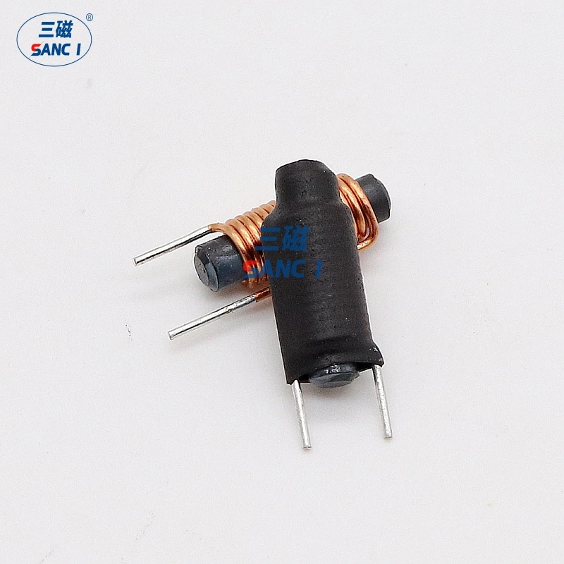 Индуктивность магнитного стержня 3 мкГн 05 диаметр проволоки 14 оборотов три