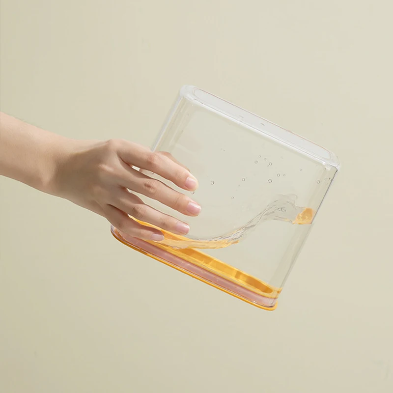 

Plastic Sealed food Storage Cans Kitchen Storage Box Transparent Food Canister Keep Fresh Jar Useful Food Container