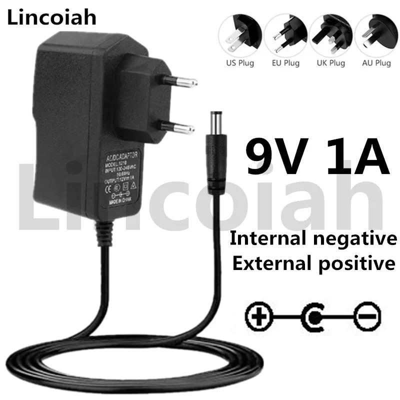 

Lincoiah 9V AC/DC Power Adapter for BOSS PSA-120S Zoom Guitar Multi Effects Pedal - Power Supply for Casio Piano Keyboard