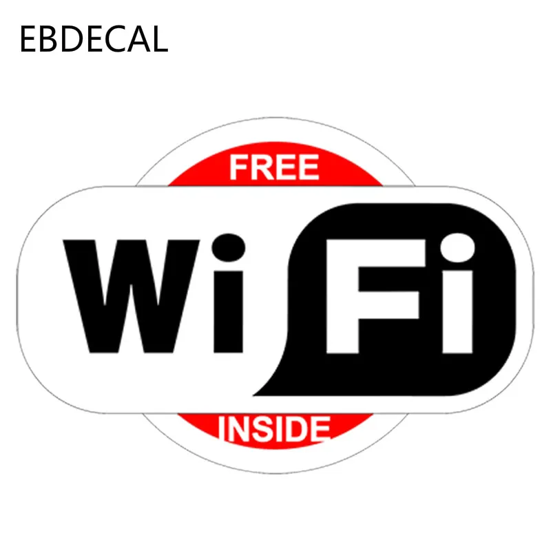 EBdecal Водонепроницаемый бесплатная WI FI забавное окно для