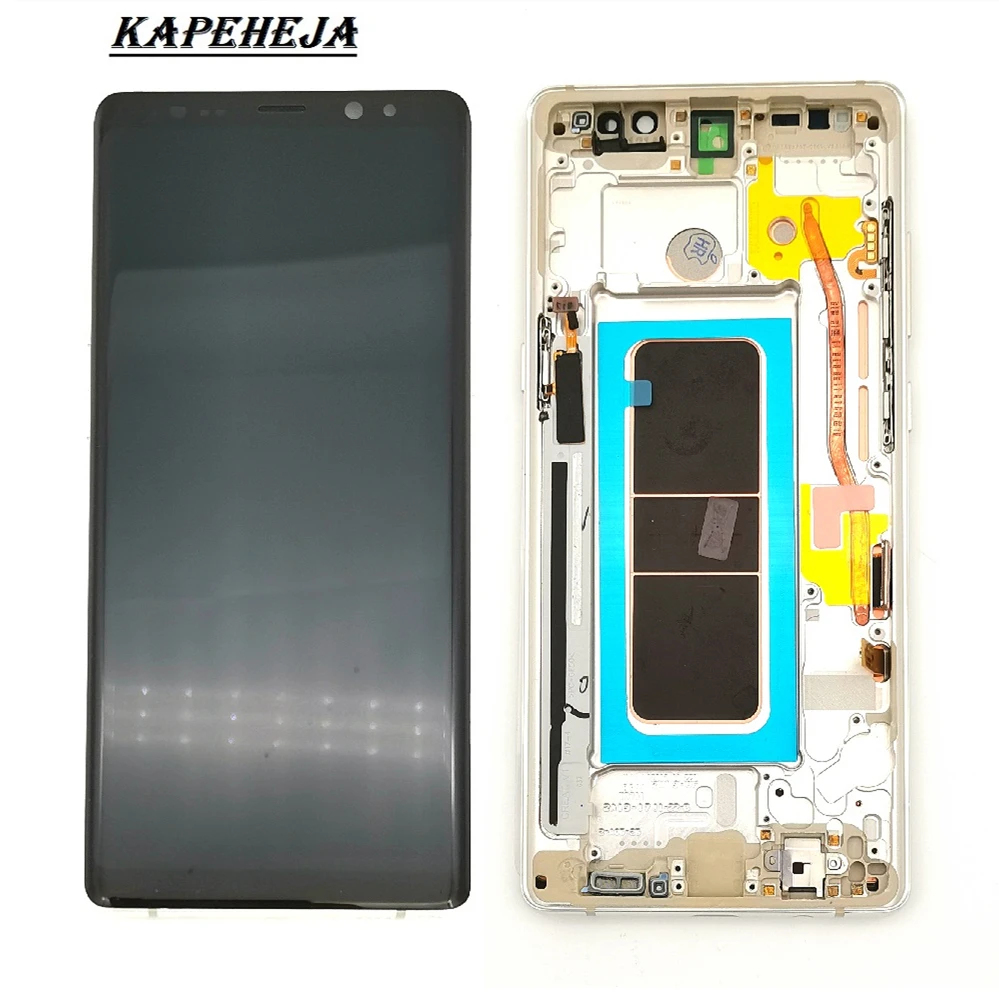 ЖК-дисплей Super AMOLED для Samsung Galaxy Note 8 N9500 N9500F с сенсорным экраном и дигитайзером в