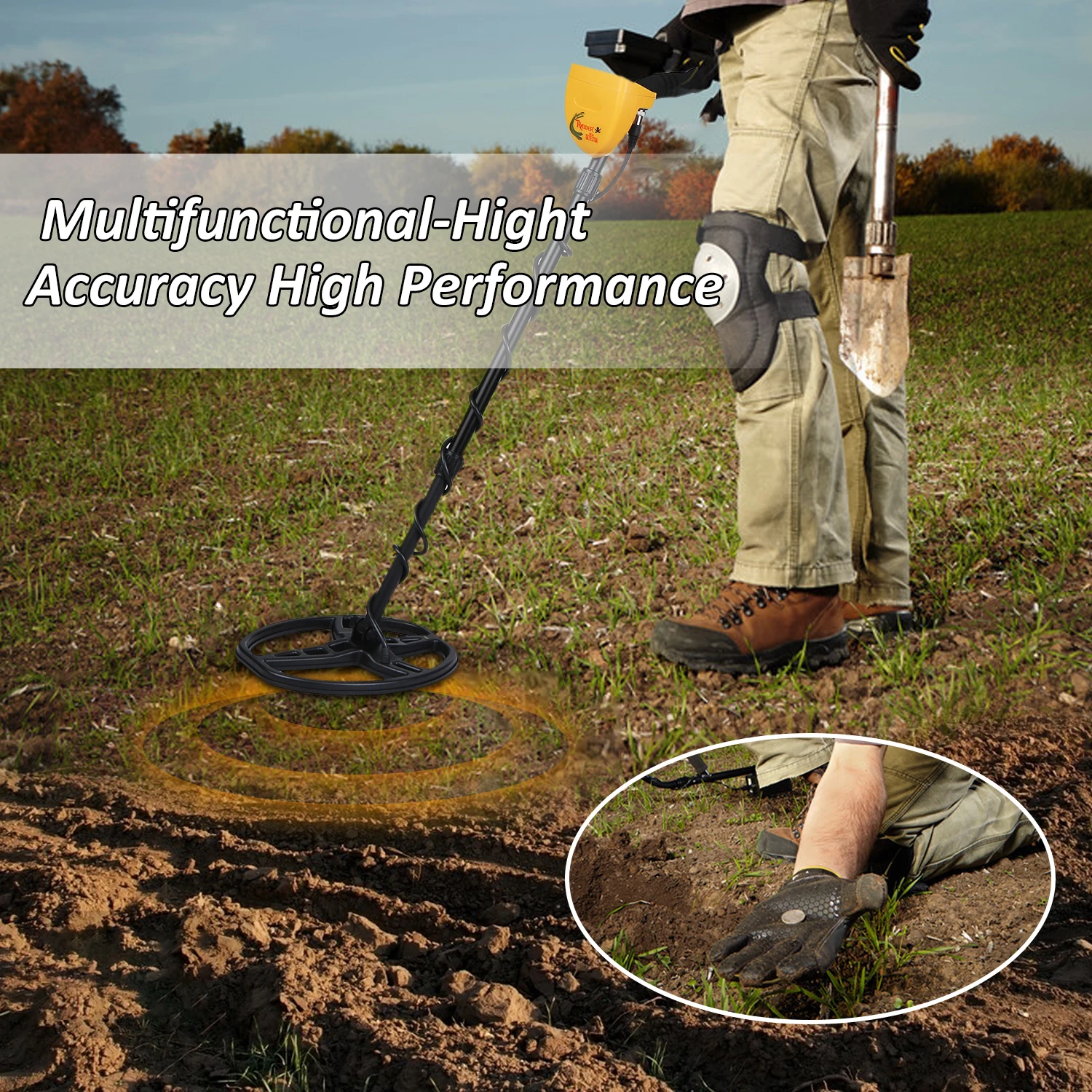 Металлический детектор подземных металлических Finder индуктор G-старый Охотник за