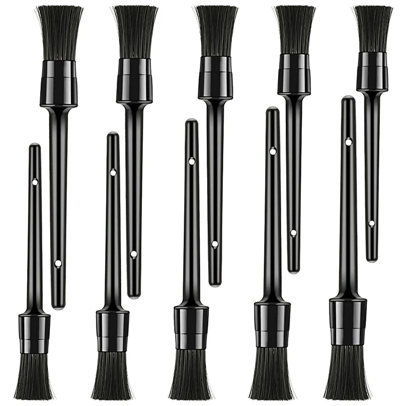 

Car Beauty Brush Car Cleaning Tool Plastic Handle for Cleaning Wheels and Rims 10Pcs