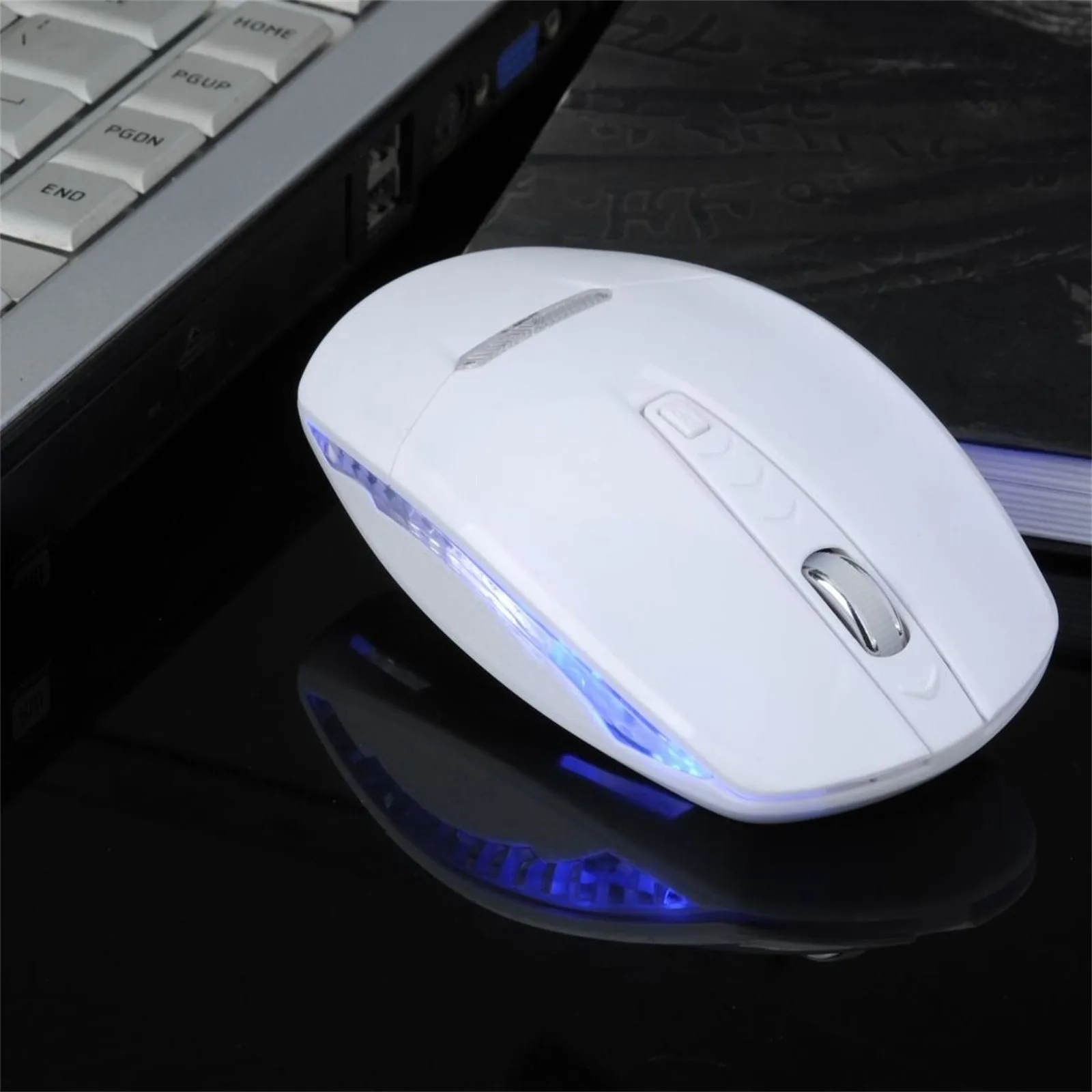 Беспроводной оптическая мышь перезаряжаемые 2 4G 1600 точек/дюйм 4-программирование