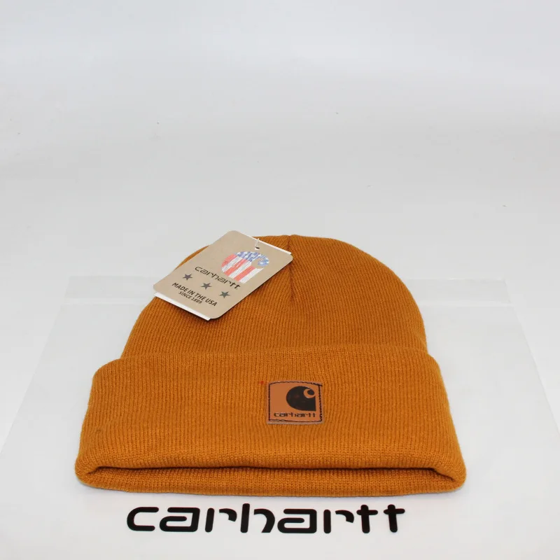 Multicolor Carhartt Knitting Cap Work Clothes Ancient Means Woollen Yarn Men And Women Tide Card Cold Volume Edge | Спорт и