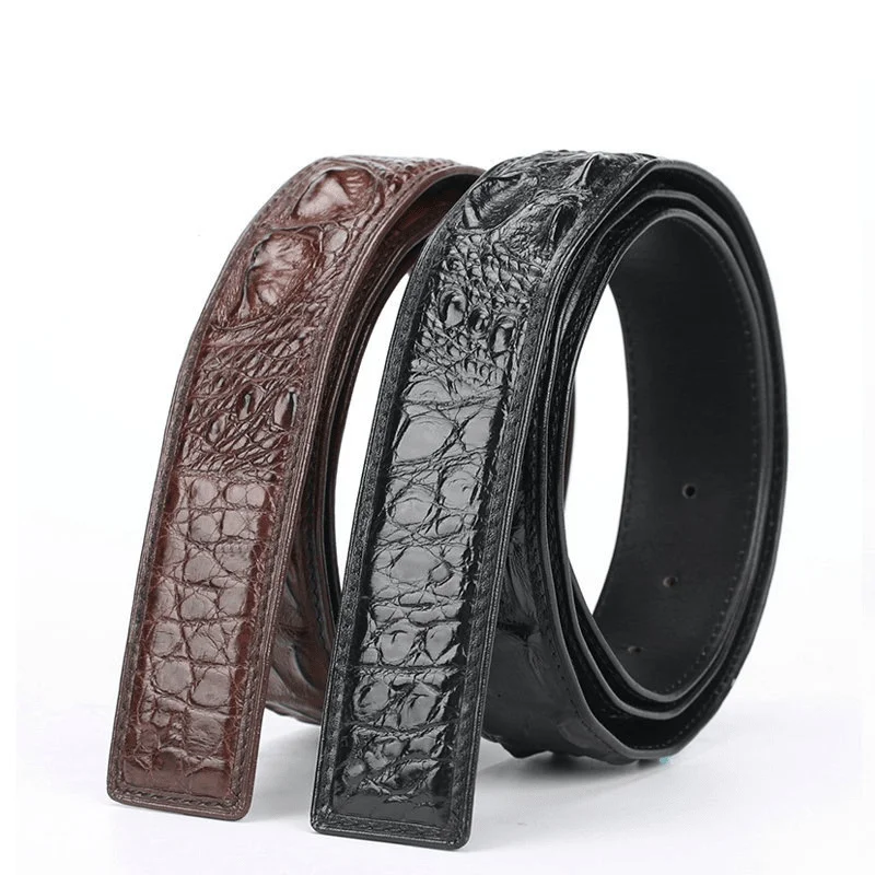 Luxury Business Men's Trend Belt New Genuine Leather No Splicing Smooth Buckle Belts Women Fashion High Quality Leisure Girth