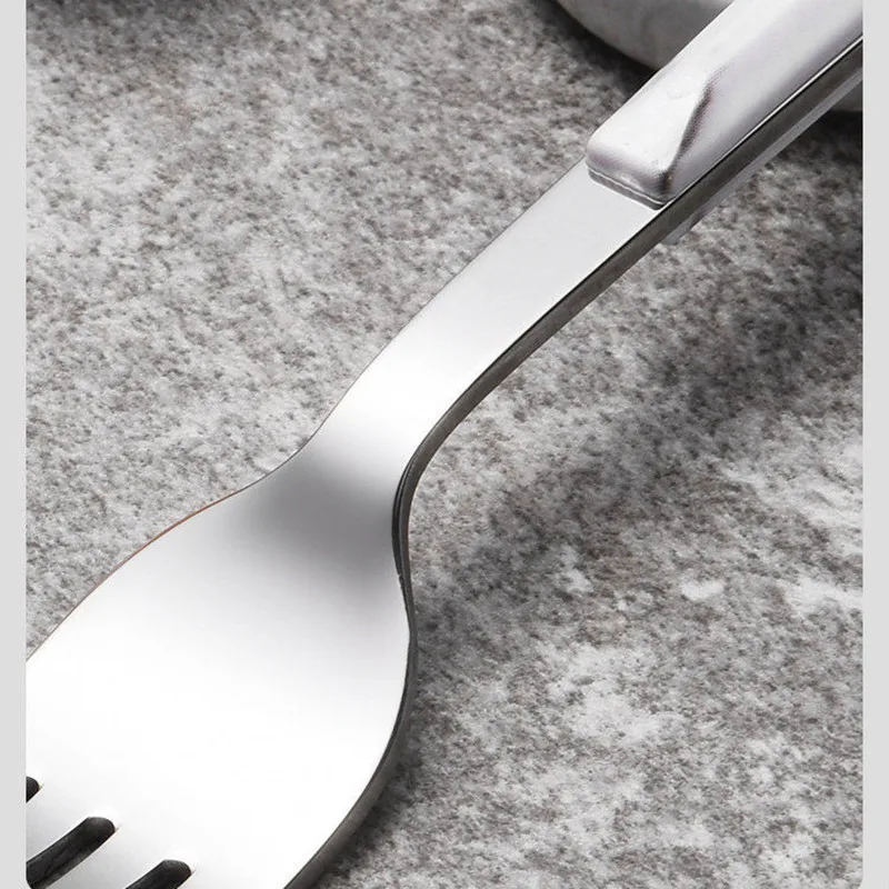 

5-piece set of imitation marble stainless steel tableware fork spoon knife set tableware western tableware kitchen supplies