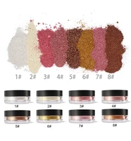 single glitter liquid eyeshadow packaging no logo loose glitter eyeshadow with brush private label