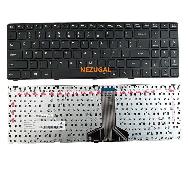 Новая клавиатура для ноутбука Lenovo Ideapad B50-50 100-15 100-15IBD Type 80QQ 6385H-US NB-99-6385H-LB-00-US PK1310E1A00 SN20J78609