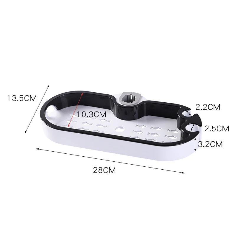 

Liftable Shower Rack Bathroom Shower Gel Shampoo Storage Box Storage Bathroom Creative Accessories Toilet Plastic Nordic Kitchen