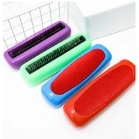 1pcs double sided clothes lint remover brush fur cleaning brushes pet hair lint remover reusable device cleaners dust brusher