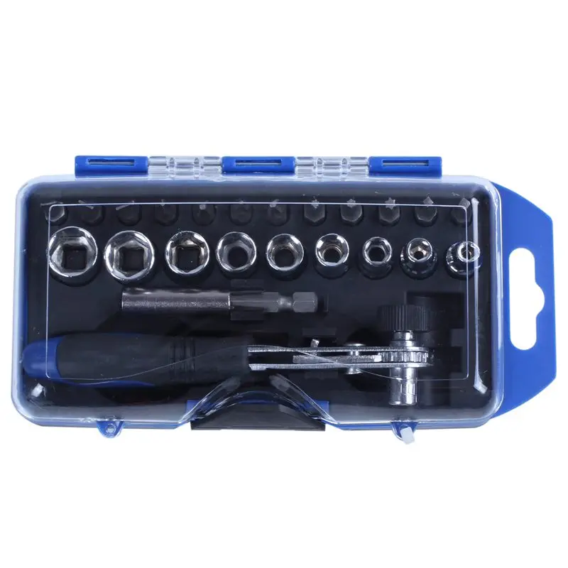 23 in 1 Precision Mini Ratchet Screwdriver Bits Set Sockets Repair Tool Kit | Инструменты