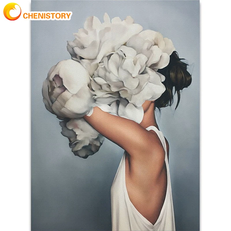 Картина CHENISTORY в рамке для женщин сделай сам живопись по номерам Современная