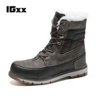 igxx winter keep warm boots mens mountaineering boots warm high top boots outdoor cool snow boots winter boots size3946