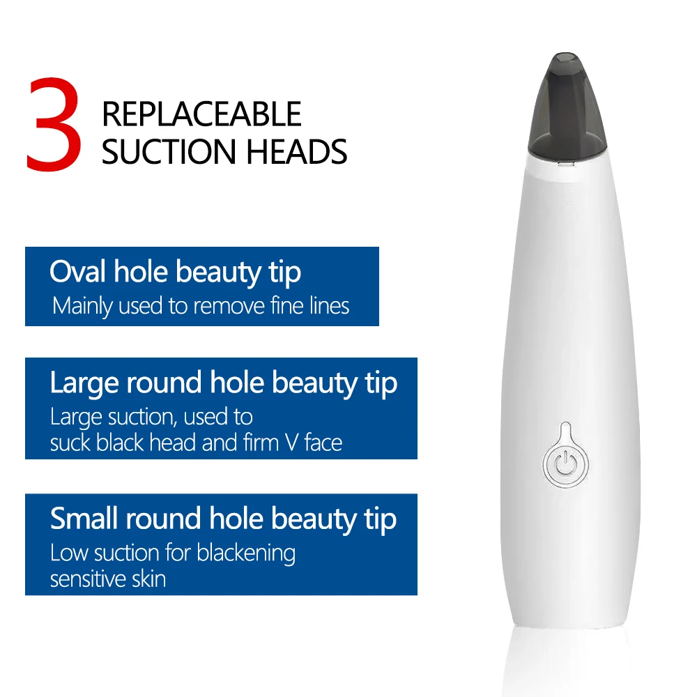 вакуумный очиститель пор для лица от прыщей чистки прыщи давить акне черных